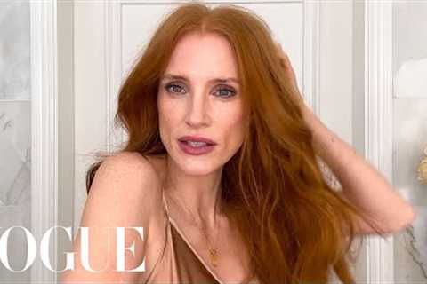 Jessica Chastain on Dry Skin Care, Face Slapping & Kardashian Influences | Beauty Secrets |..