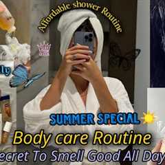 How To Smell Expensive - Summer Body Care routine- Shower Routine for Summer