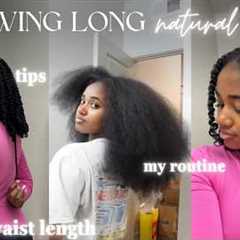 How I''m Growing Long Hair in 2024 | My Natural Hair Care Routine for Length Retention *update*