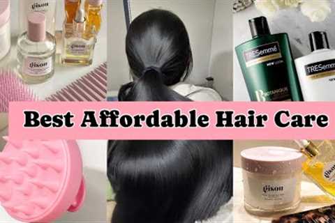 BEST AFFORDABLE HAIR CARE ROUTINE for DRY FRIZZY Hair | SILKY SMOOTH hair care routine