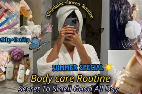 How To Smell Expensive - Summer Body Care routine- Shower Routine for Summer