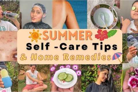 Summer☀️Tips For Girls to Take Care of Full Body At Home🏠 Quick Remedies ✨Kirantutorialz